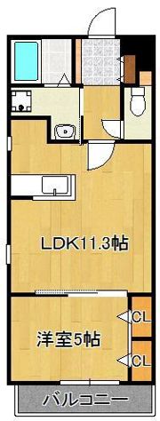 シャンテ・フルールの間取り画像