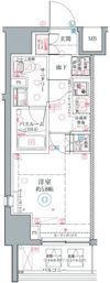 クレヴィスタ阪東橋Ⅱの間取り画像