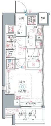 クレヴィスタ阪東橋Ⅱの間取り画像