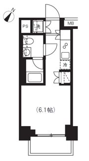プレミアムキューブ横浜の間取り画像