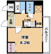 郁文館Ⅱの間取り画像