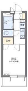 レオパレスクルーオブアイランドの間取り画像