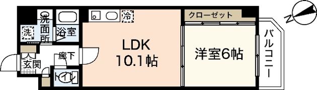 プロムナード二葉の里の間取り画像