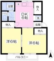 グリーンパレスAの間取り画像