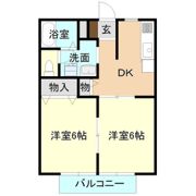 KSハイツB棟の間取り画像