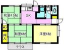 吉井ハツノ・志江 所有貸家の間取り画像