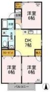 トゥインクルK B棟の間取り画像