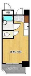 シンコー北九大前スカイマンションの間取り画像