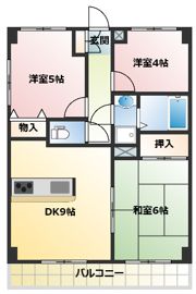 スカイビュウ11の間取り画像