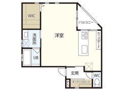 北平アパートの間取り画像