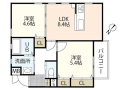 三迫APARTMENTの間取り画像