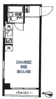 コーポ寺前の間取り画像