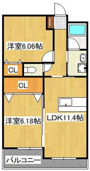 浜町テラスの間取り画像