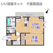 D-ROOM君塚ⅠBの間取り画像