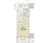 パークリュクス白金高輪の間取り画像