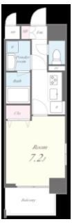 アグレアーブル エモアの間取り画像