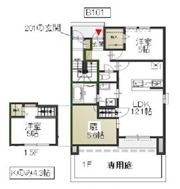 サンリーフ Bの間取り画像