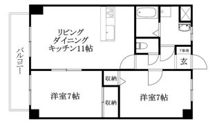 ビッグウエスト3の間取り画像