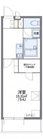 レオパレスアゼリアパークの間取り画像