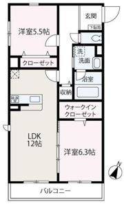 Ciel bleuの間取り画像