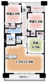 パークナード東香里園町の間取り画像