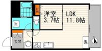 迦葉武蔵野第2マンションの間取り画像