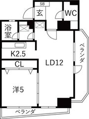 東和覚王山ヒルズの間取り画像