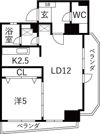 東和覚王山ヒルズの間取り画像