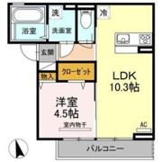 D-ROOMプレミオ木町の間取り画像