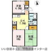 サンヒルズ西山Cの間取り画像