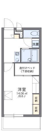 レオパレス麦の穂の間取り画像