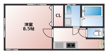 クレアーレハセガワの間取り画像
