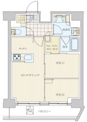 リビオメゾン戸越銀座の間取り画像