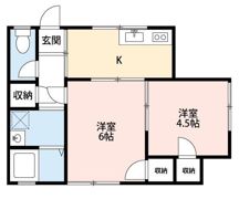 清水ヶ丘ハイツの間取り画像