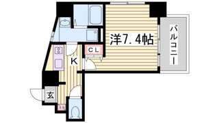 パシフィックレジデンス神戸八幡通の間取り画像