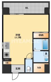 Y’s stationの間取り画像