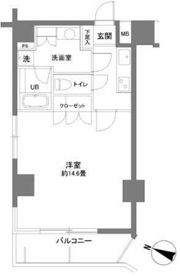カスタリア大塚Ⅱの間取り画像