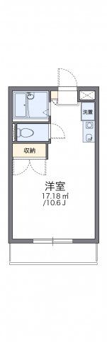 レオパレスウイング近藤の間取り画像