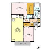 ピアハイツの間取り画像