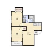 ルーチェ城北の間取り画像