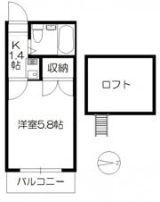 アヴェニュー佐方の間取り画像