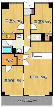 Merveille Ishidaの間取り画像
