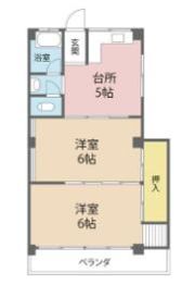 六甲台マンションの間取り画像