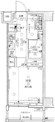クレヴィスタ板橋西台Ⅲの間取り画像