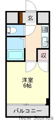 アメッセ城西の間取り画像