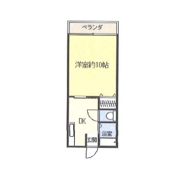 コーポ長沢の間取り画像