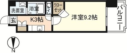 シルキーレジデンス横川の間取り画像