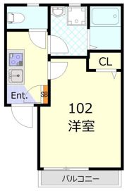 ブランドール芝の間取り画像