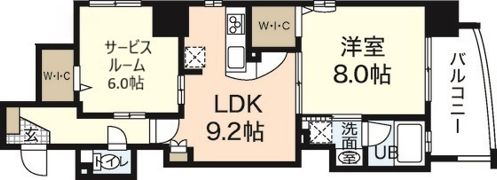 ヴィラ博丈の間取り画像