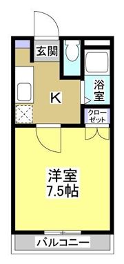 エスポワールⅠの間取り画像